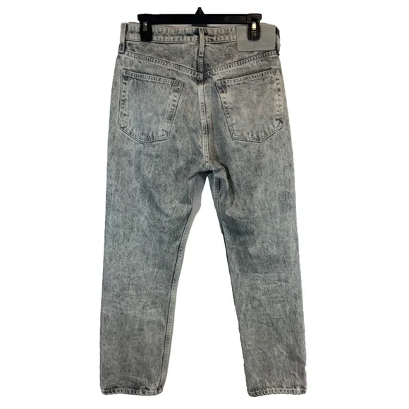 Rag and Bone Maya High Rise Ankle slim Jeans Size 28 Black Stone Wash Button B10 - Picture 3 of 9